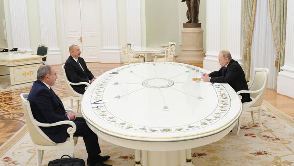 Russia Armenia Azerbaijan Meeting - Sputnik Беларусь