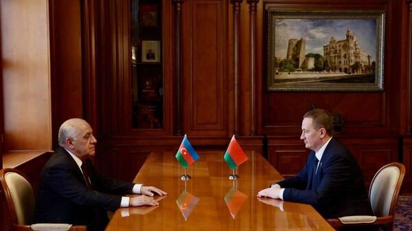 Премьер-министр Азербайджана Али Асадов и премьер-министр Беларуси Александр Турчин - Sputnik Беларусь