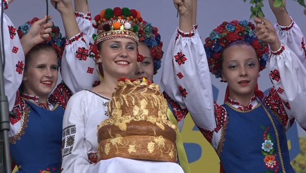 Видеофакт: день культуры Украины прошел в центре Минска - Sputnik Беларусь