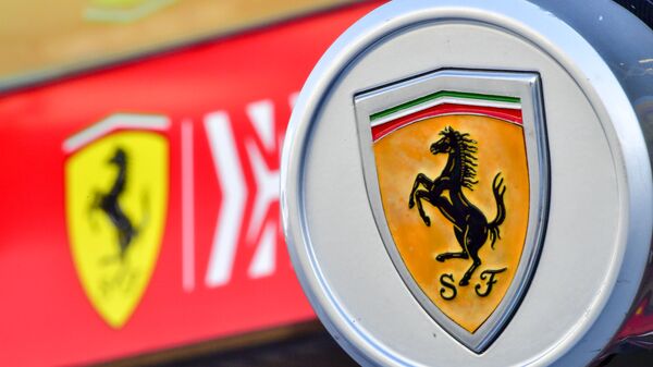 Логотип команды Scuderia Ferrari - Sputnik Беларусь
